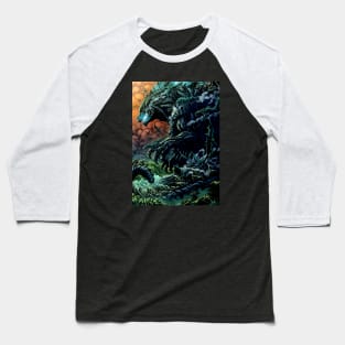 Planet of Godzilla Baseball T-Shirt